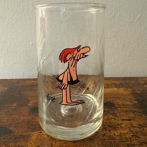 Vintage 1981 Arby’s B.C. Ice Age Johnny Hart Caveman Collector Glass